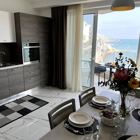 Apartment Xemxija 2bed Seafront - Fl 2 By Homely *
