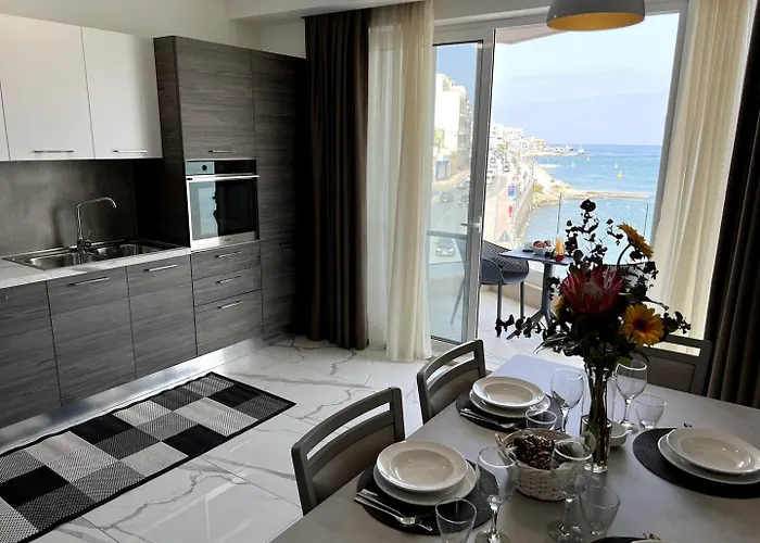 Apartment Xemxija 2bed Seafront - Fl 2 By Homely *